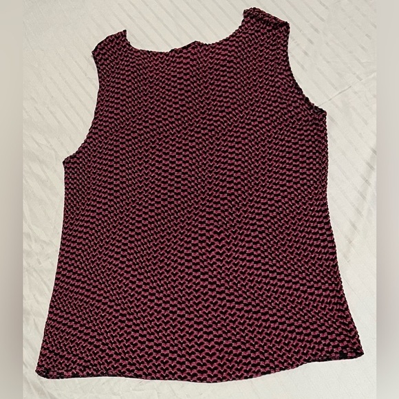 Kim Rogers Hearts Pink Blouse 1X SemiSheer. - Picture 5 of 10